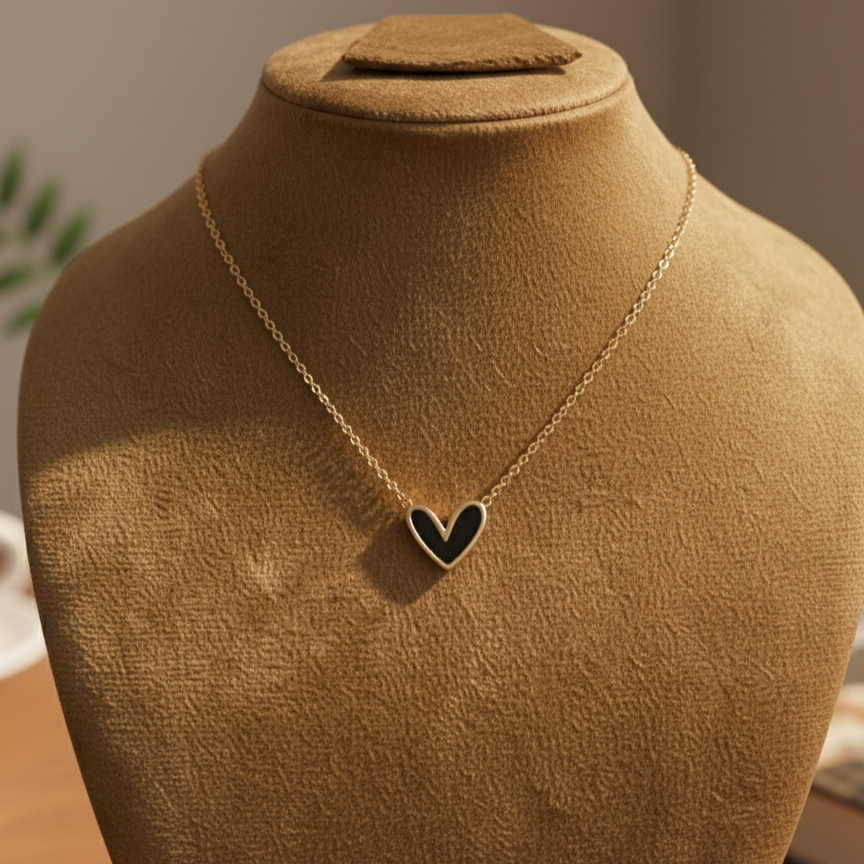 Minimal Heart Locket