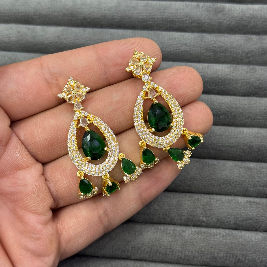 AURELIAN TEARDROP ZIRCON EARRINGS