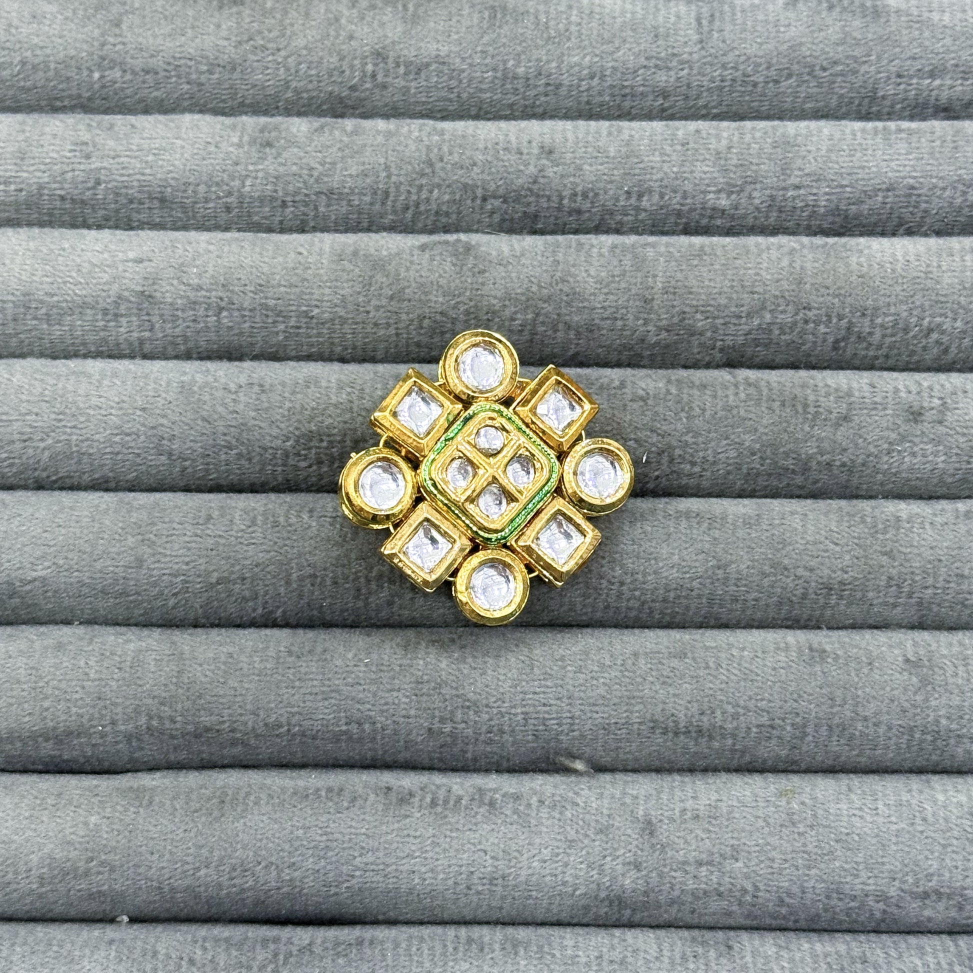 JALI WORK KUNDAN RINGS