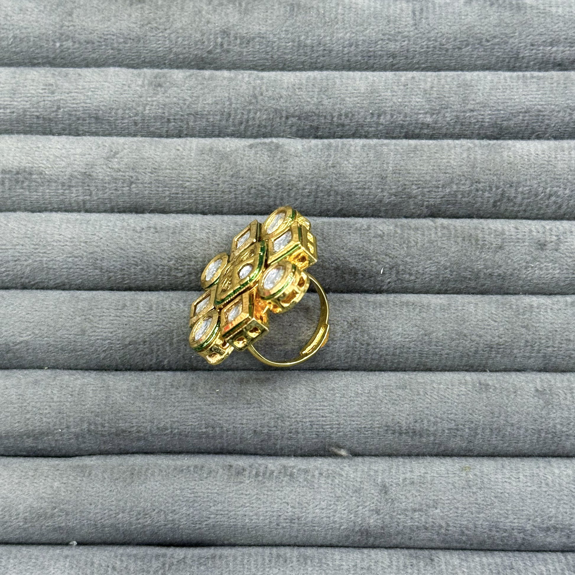 JALI WORK KUNDAN RINGS