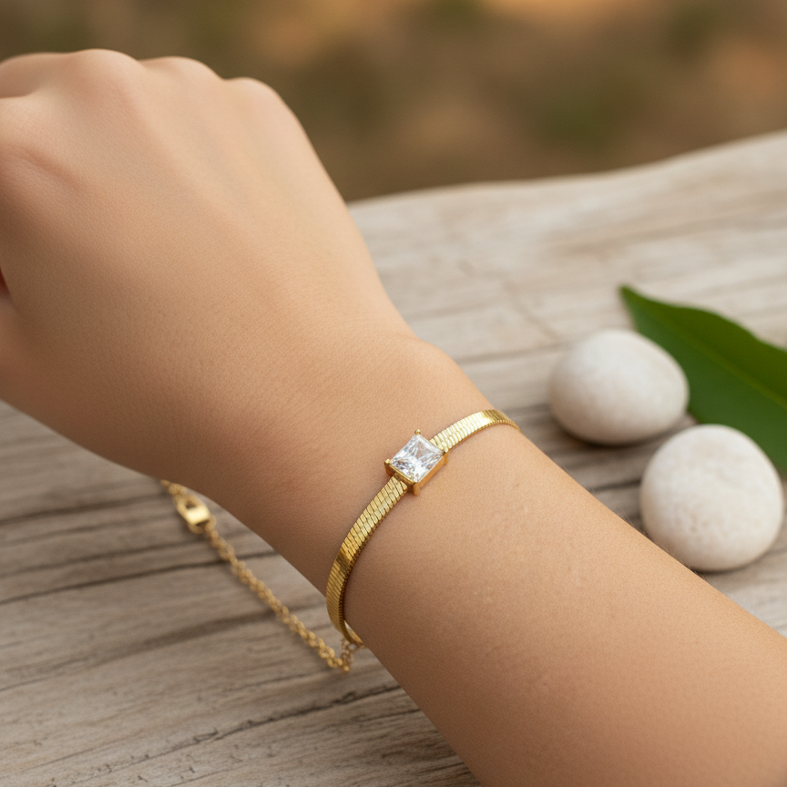 Crystal Stone Bracelet