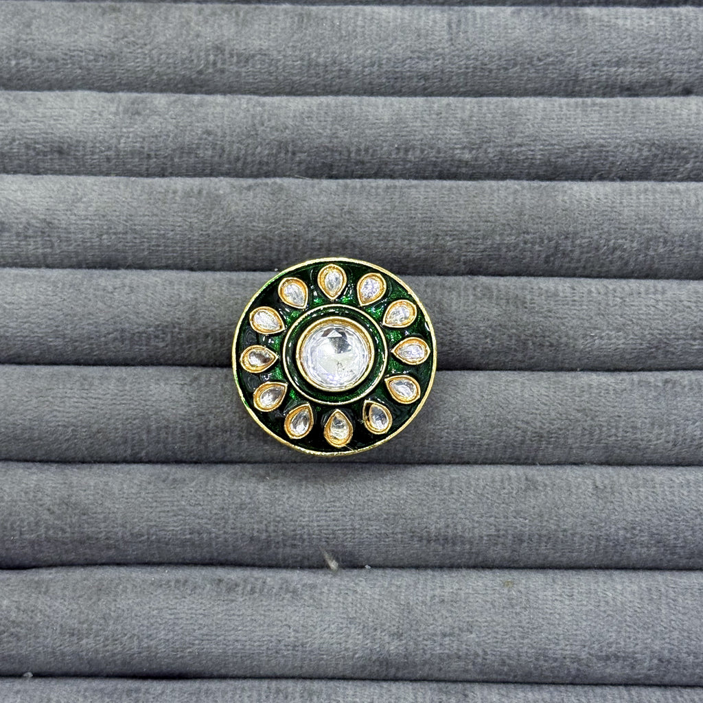 SUNBURST KUNDAN RINGS