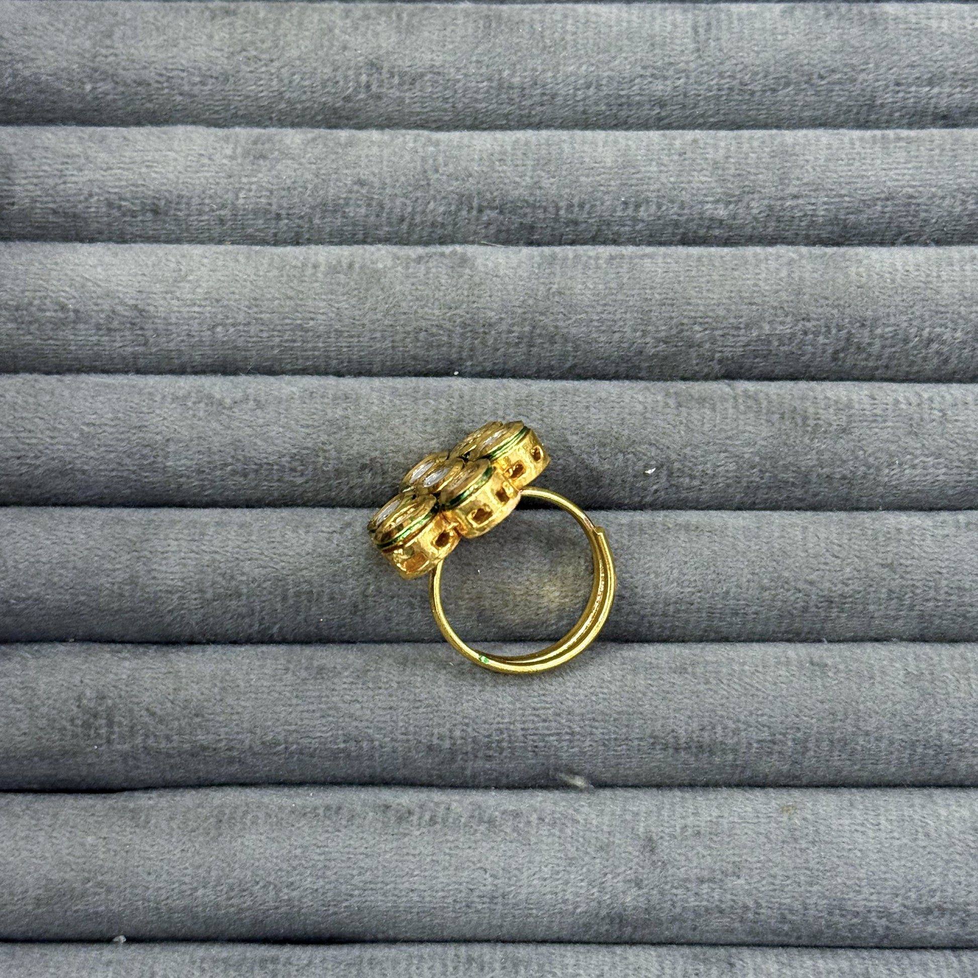 FLORET CLUSTER KUNDAN RINGS