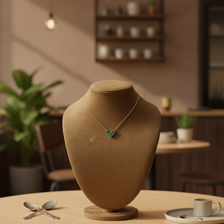 Pattern Heart Locket