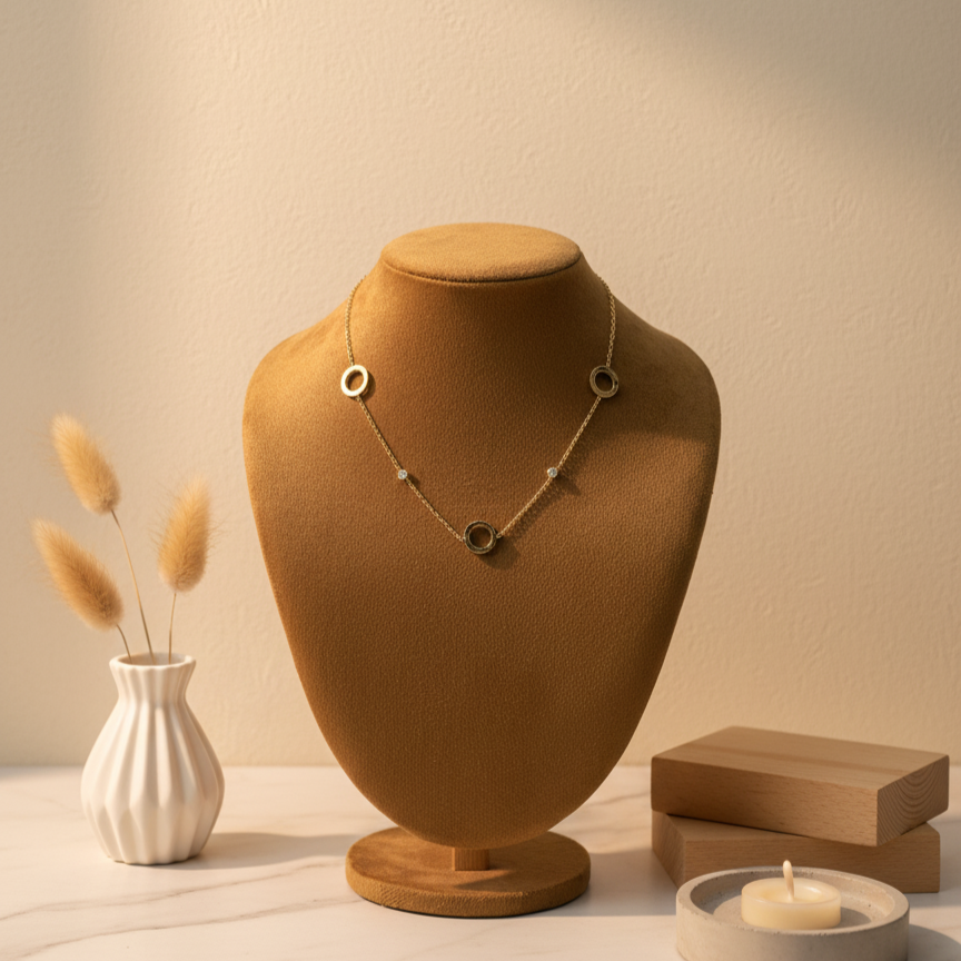 Linked Circles Locket