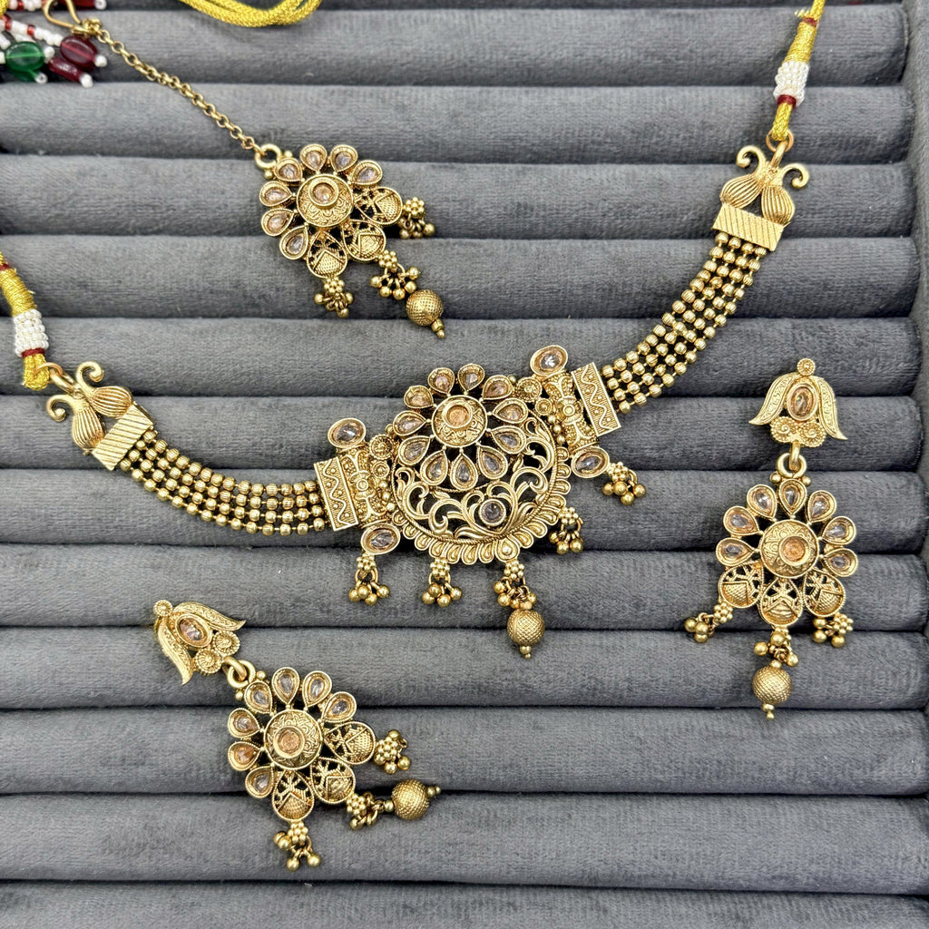 KESAR PHOOL RAJWARI CHOKER SET