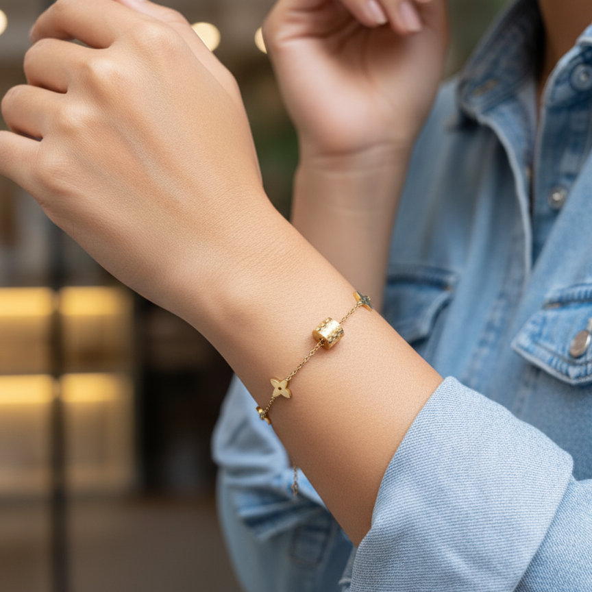 Golden Sparkle Bracelet