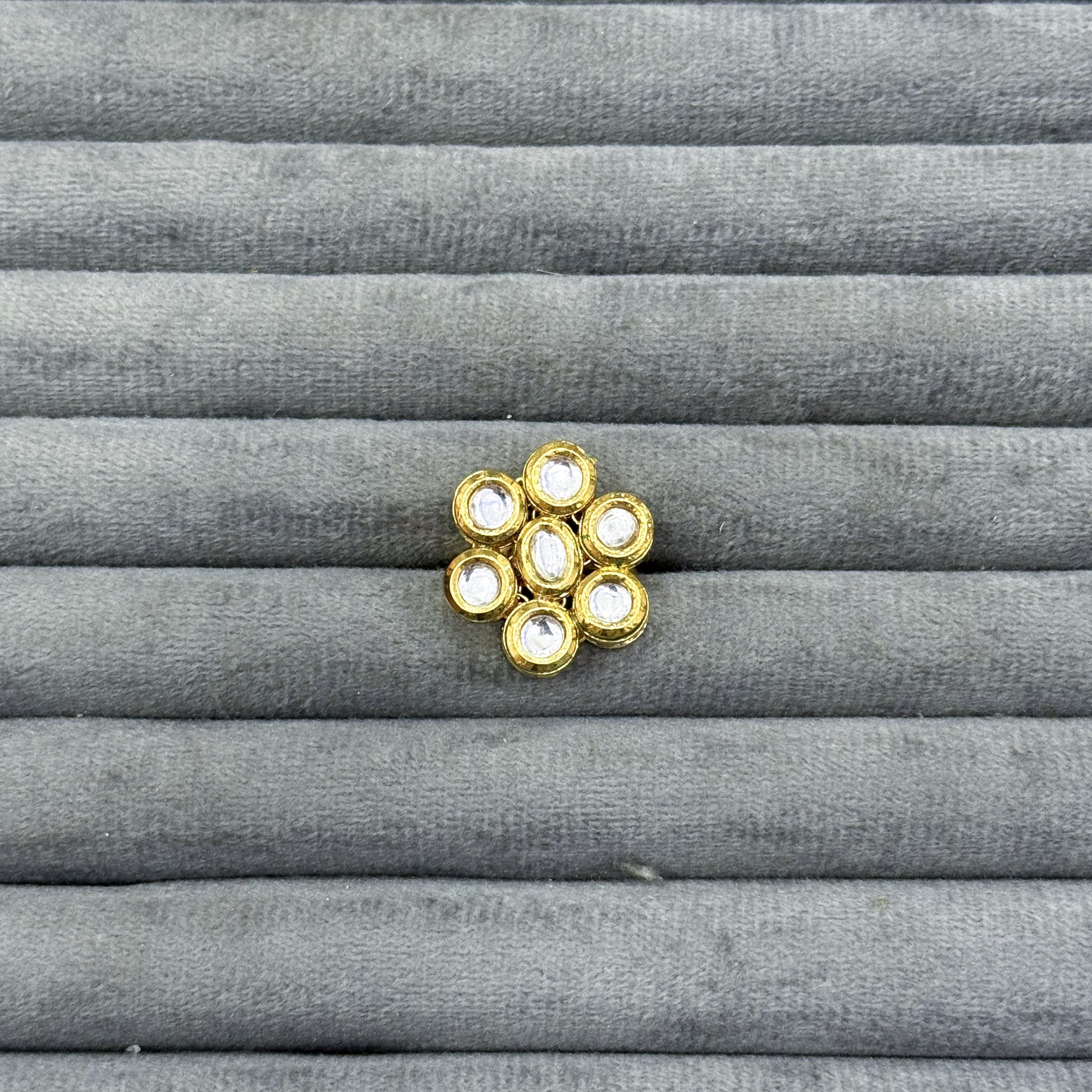 ROUND FLOWER KUNDAN RINGS