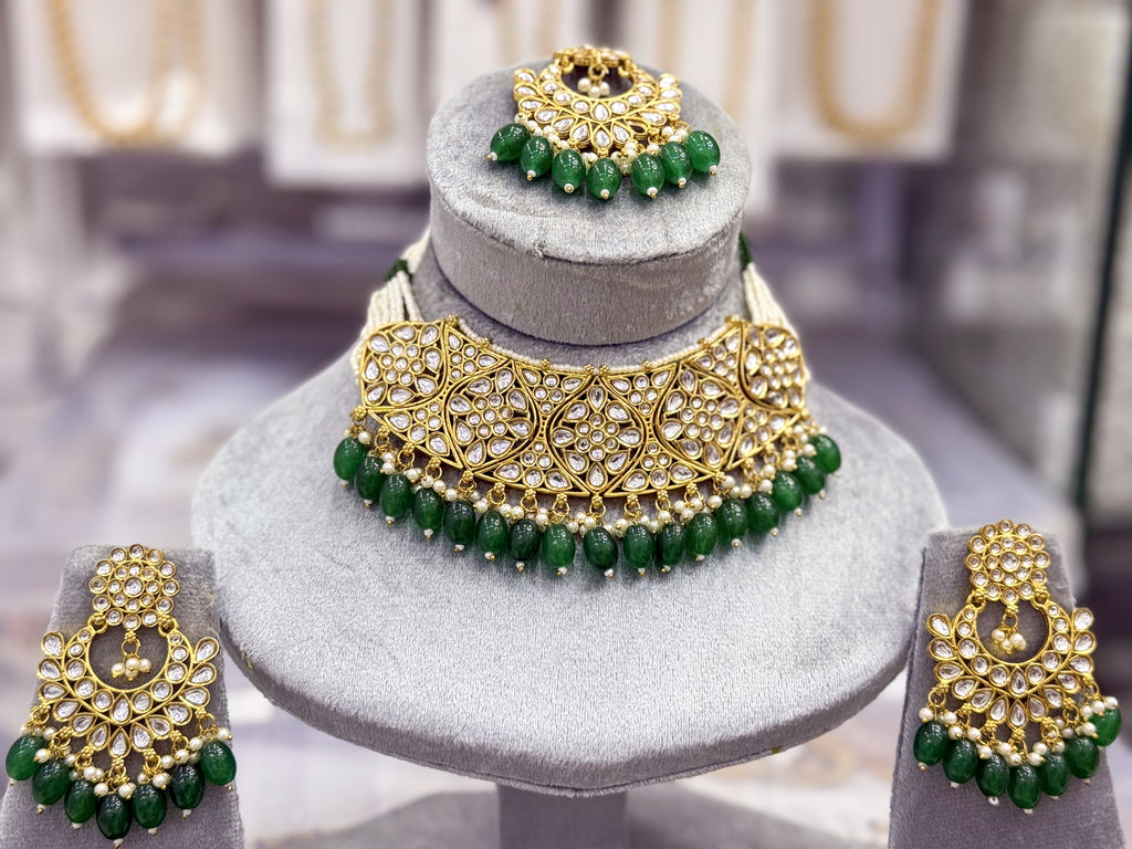 GARDEN OF EDEN KUNDAN NECKLACE SET