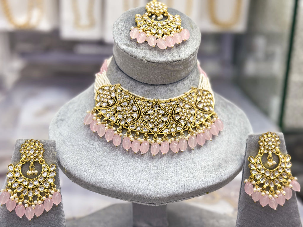 GARDEN OF EDEN KUNDAN NECKLACE SET