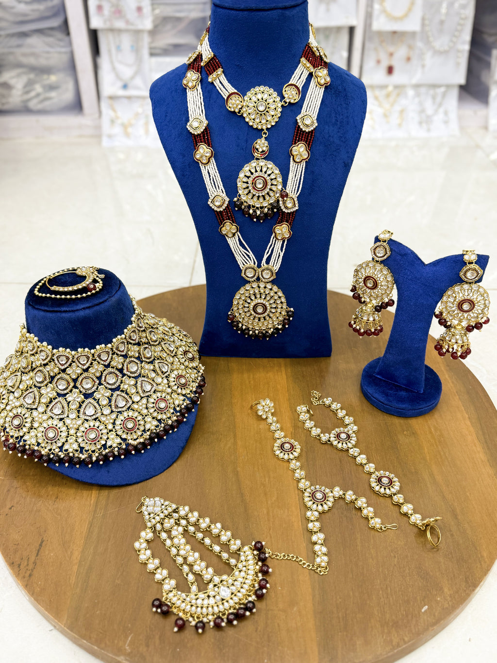 ZEENAT SHAHI KUNDAN SET