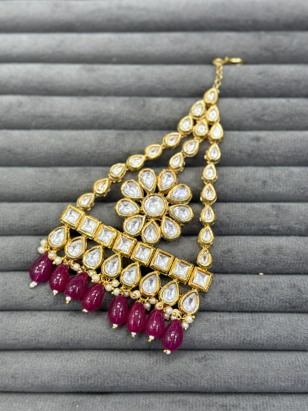 AZIZA KUNDAN CHAKRA JHUMAR