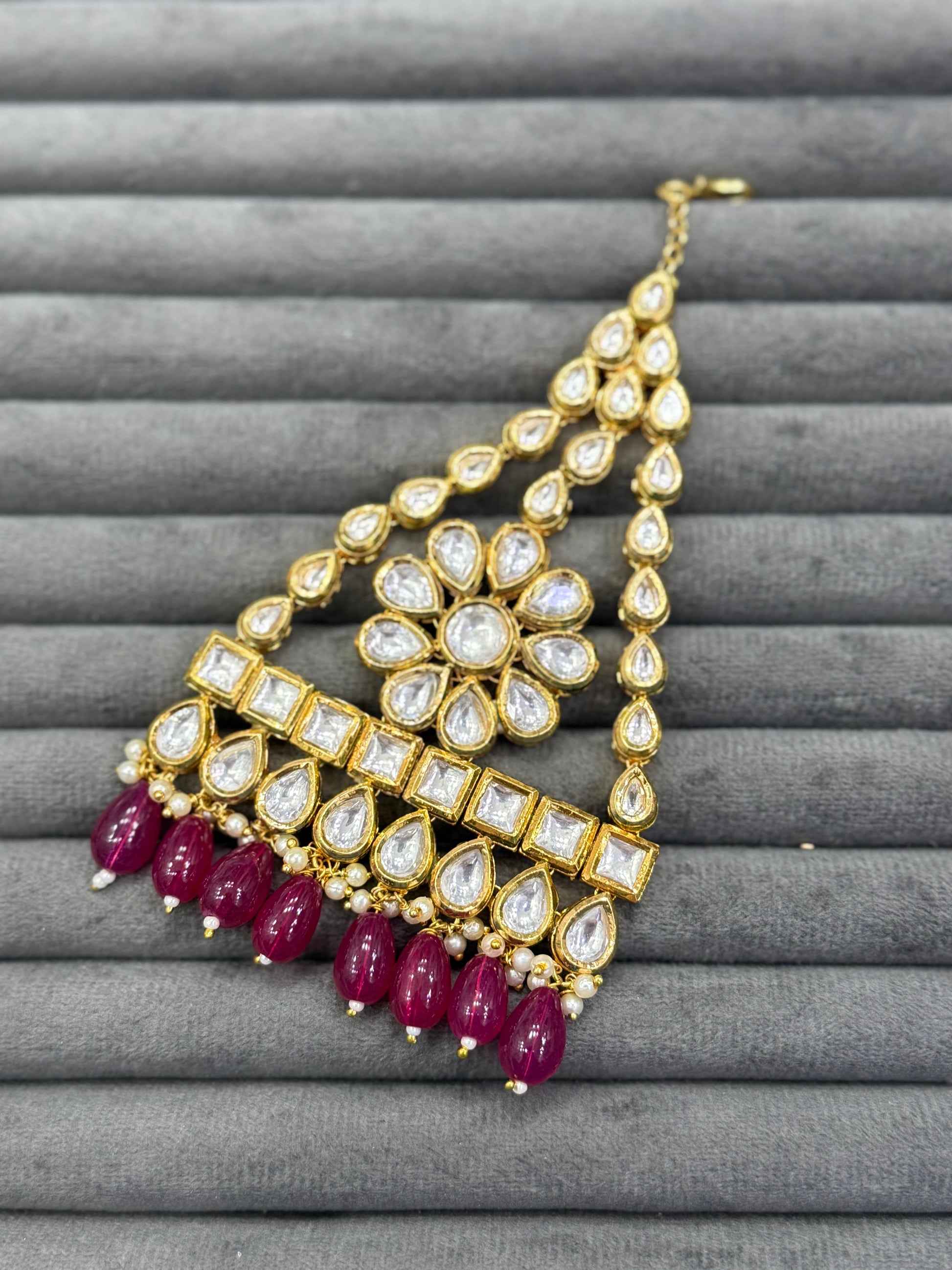 AZIZA KUNDAN CHAKRA JHUMAR