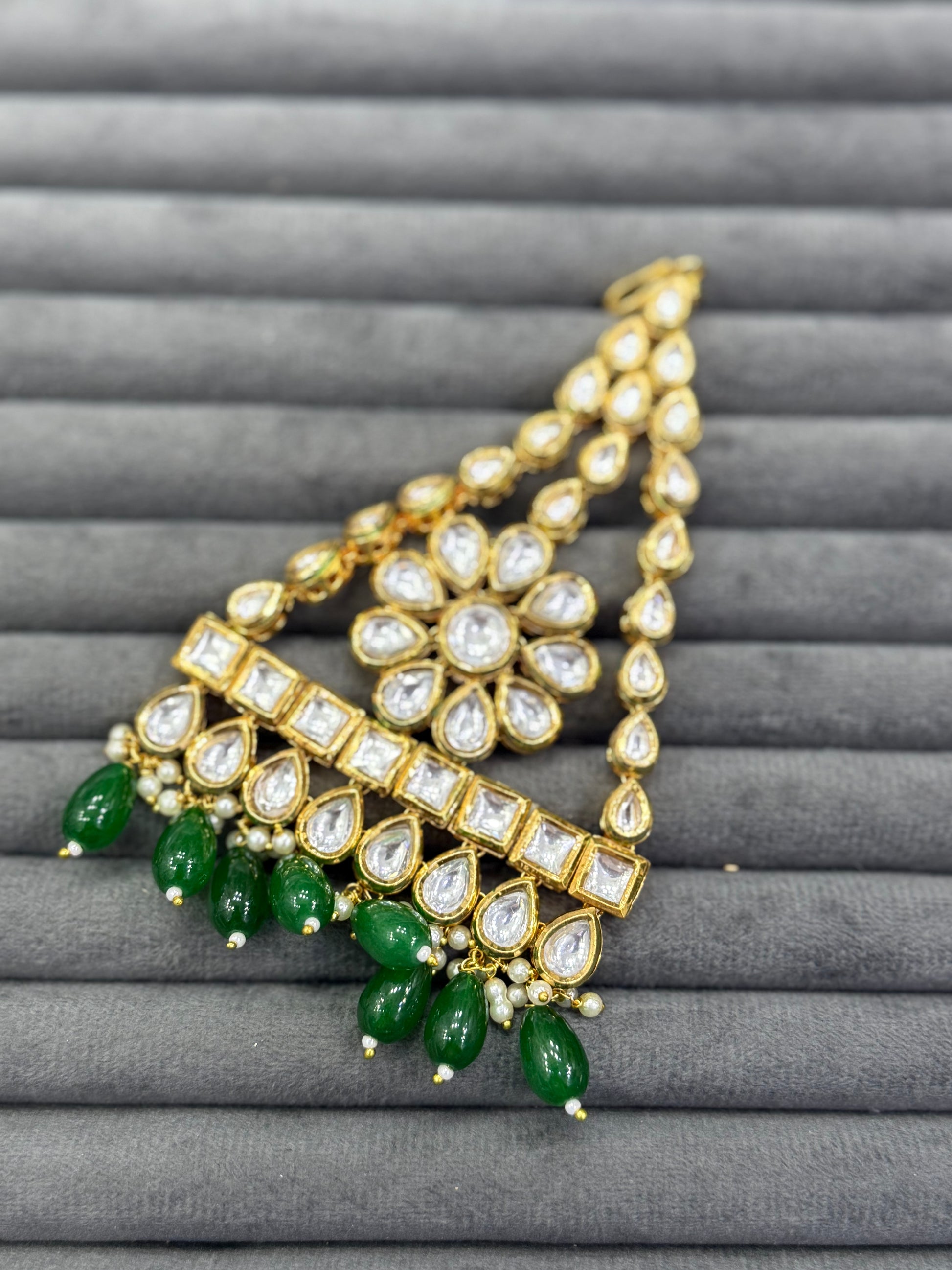 AZIZA KUNDAN CHAKRA JHUMAR