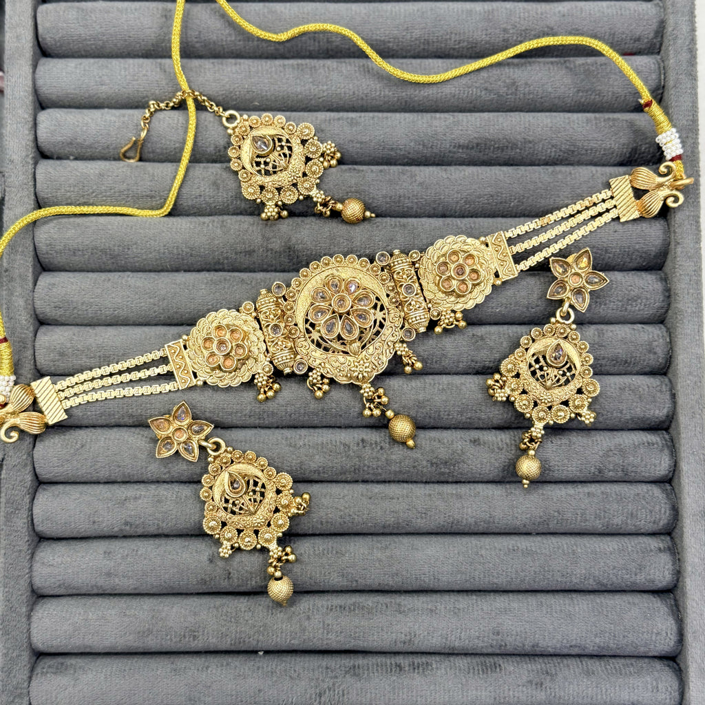 TARIKA PHULWARI RAJWARI CHOKER SET