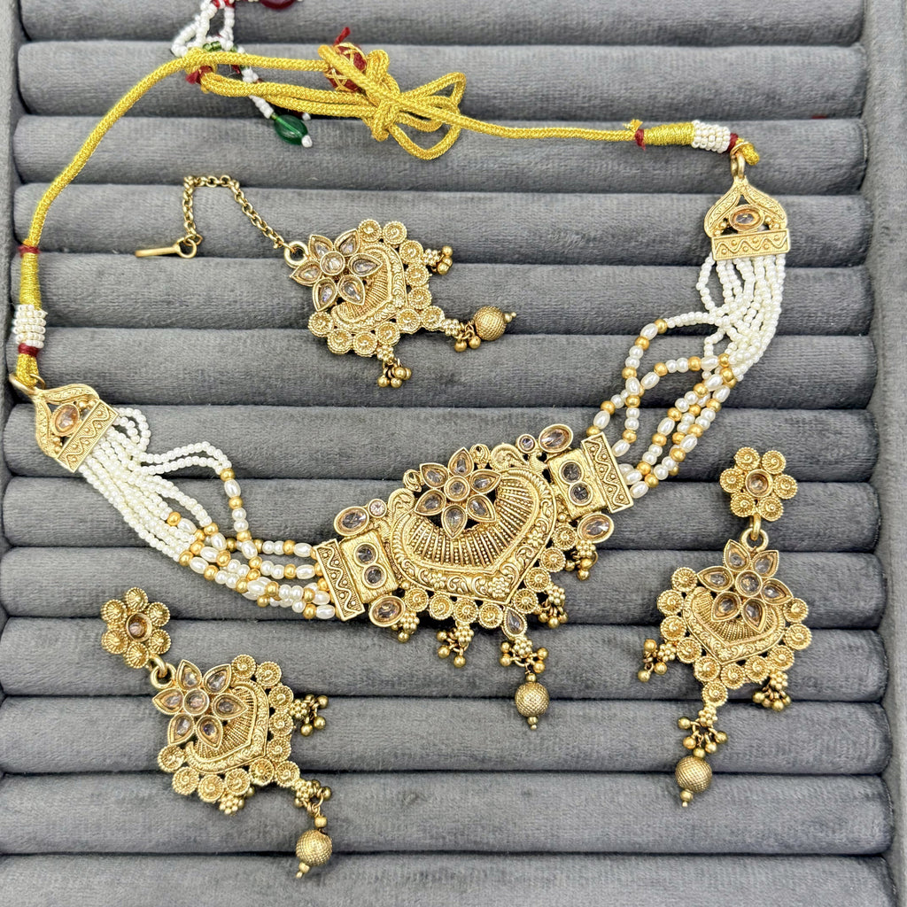 HEERA MANI RAJWARI CHOKER SET
