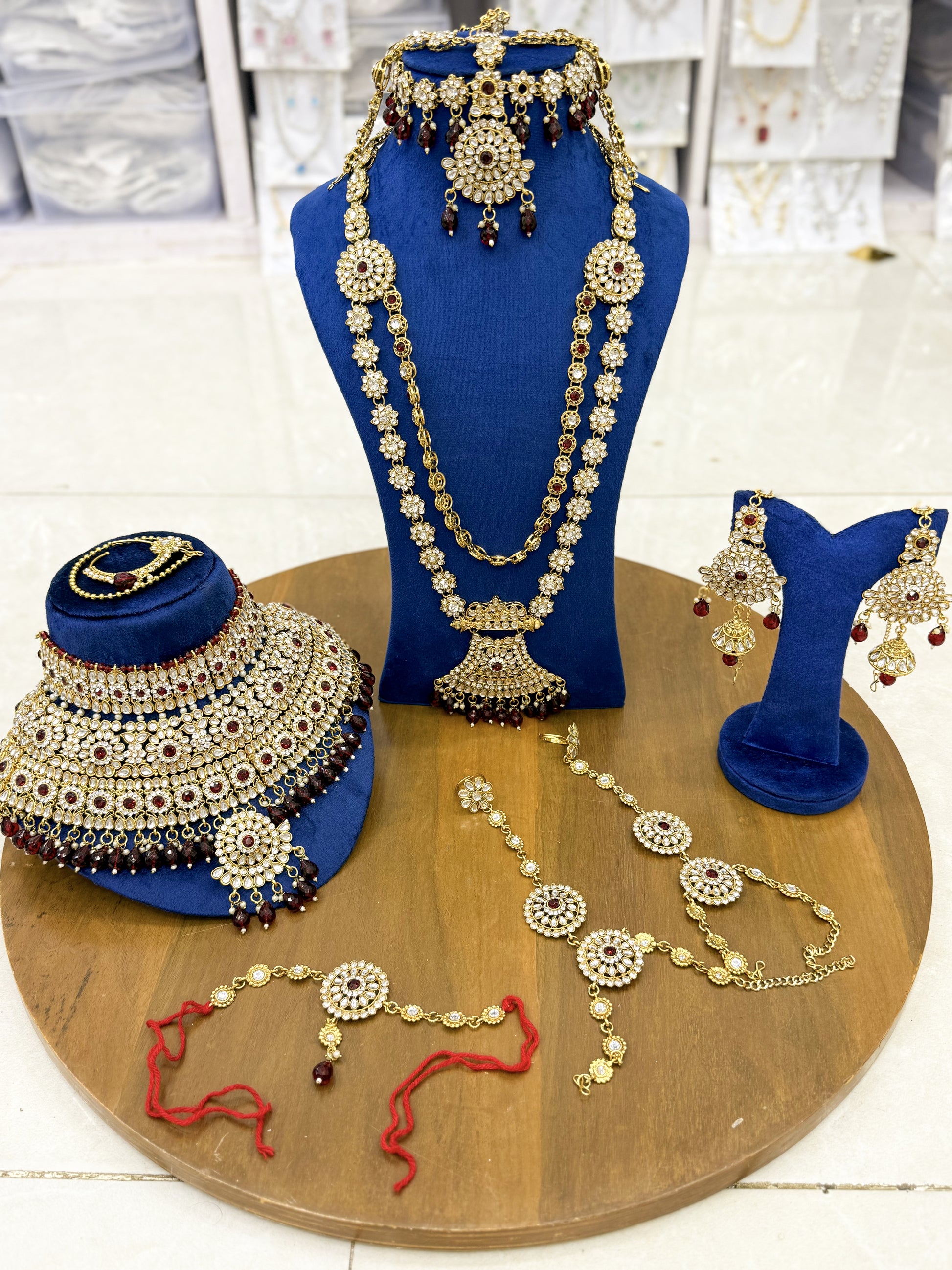 ANARKALI DAMAN KUNDAN SET