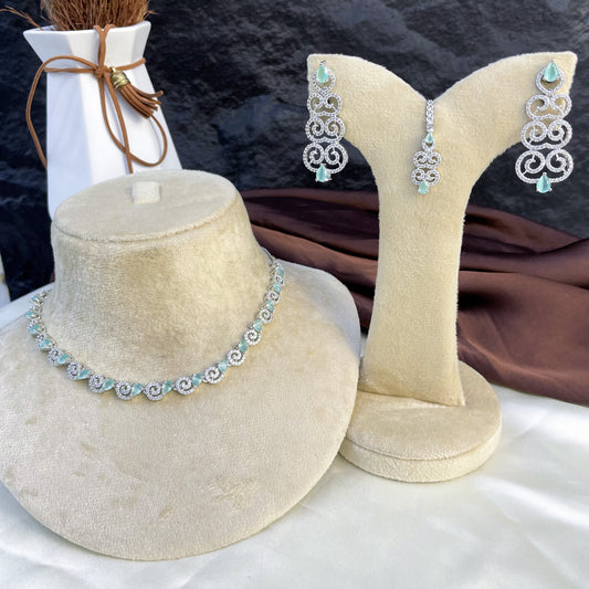 BAROQUE SCROLL NECKLACE SET