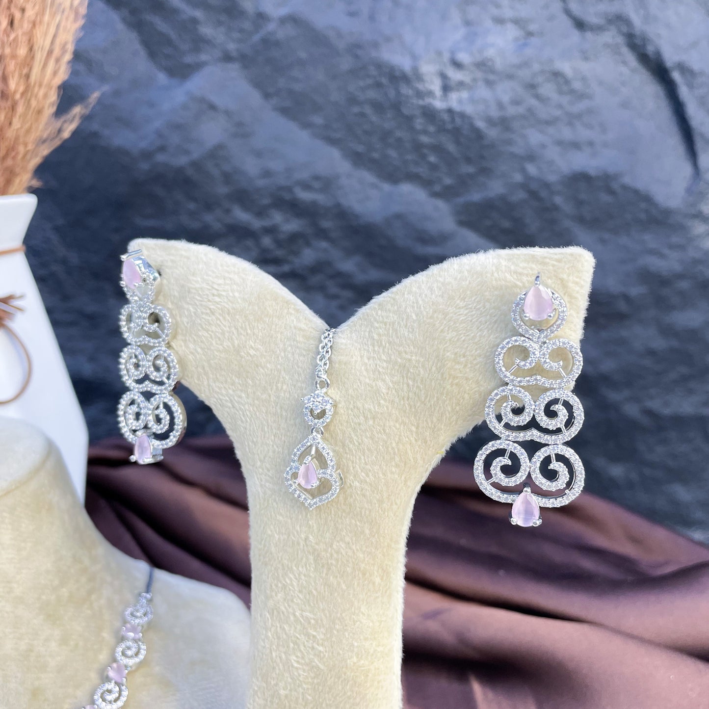 BAROQUE SCROLL NECKLACE SET