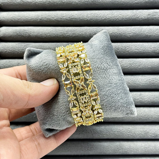 MARQUISE BLOSSOM ZIRCON BANGLES