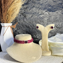 RUBY CRIMSON ZIRCON CHOKER