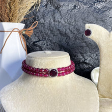 RUBY CRIMSON ZIRCON CHOKER