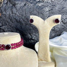 RUBY CRIMSON ZIRCON CHOKER