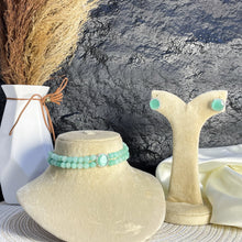 MINT JADEITE ZIRCON CHOKER