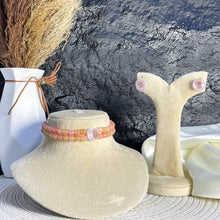 ROSE QUARTZ ZIRCON CHOKER