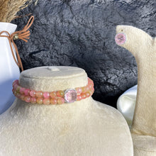 ROSE QUARTZ ZIRCON CHOKER