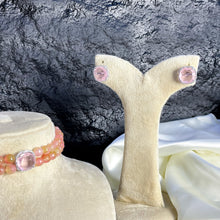 ROSE QUARTZ ZIRCON CHOKER