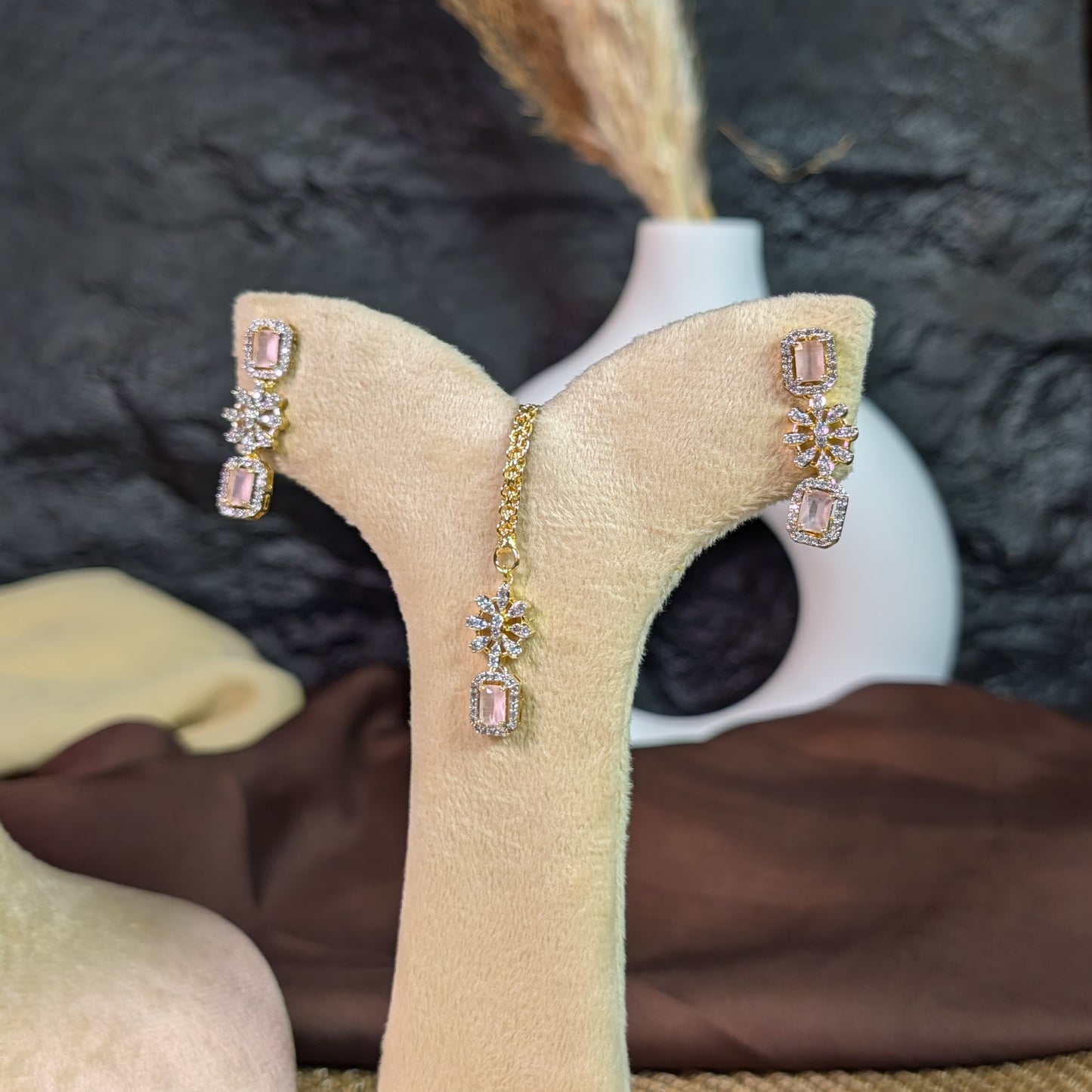 ROYAL CLUSTER NECKLACE SET