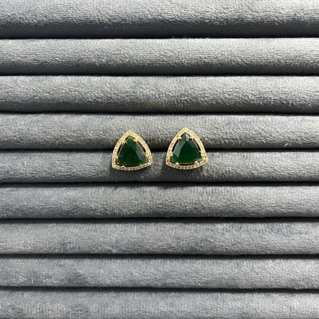 TRIANGLE AURA STUDS