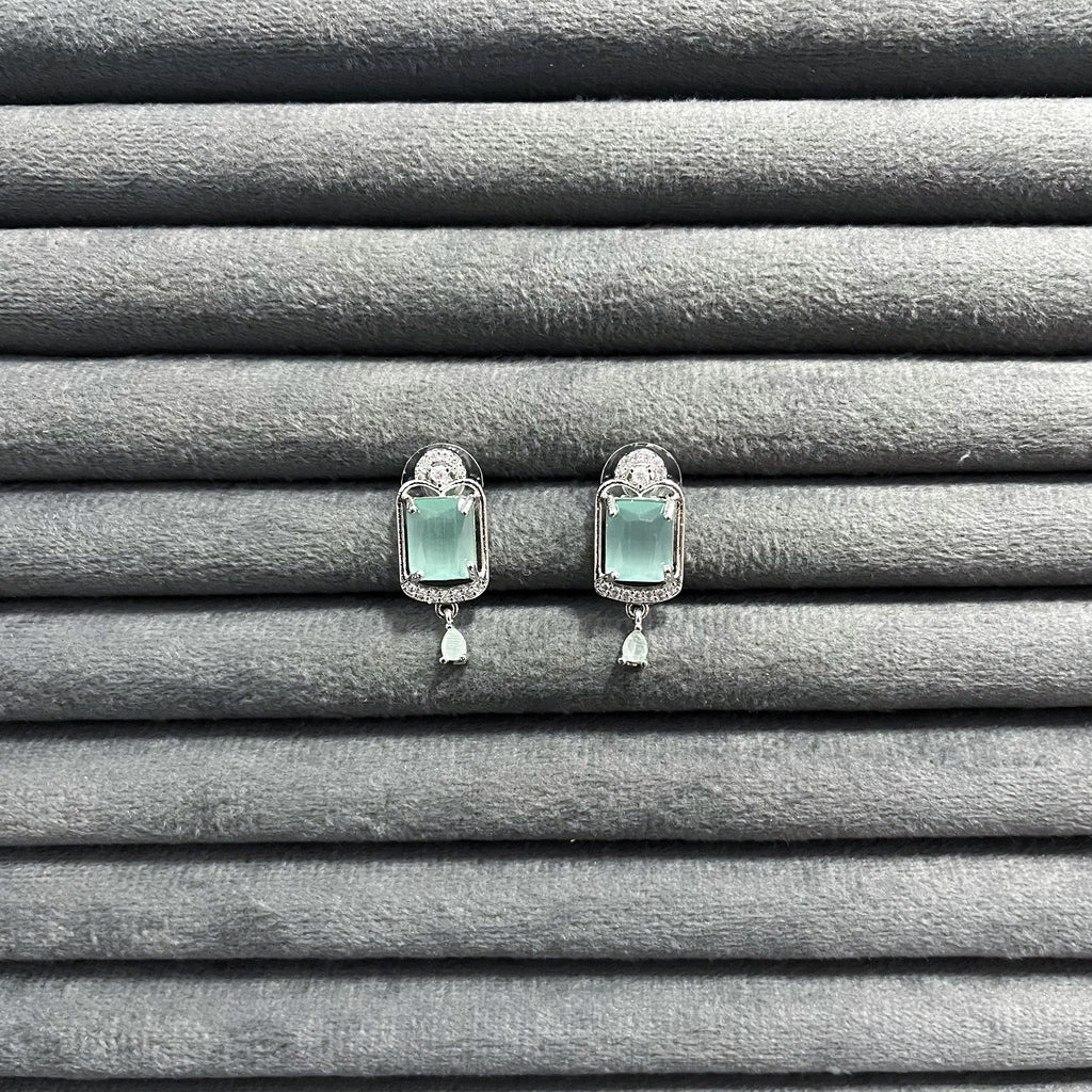 RECTANGLE PENDANT STUDS