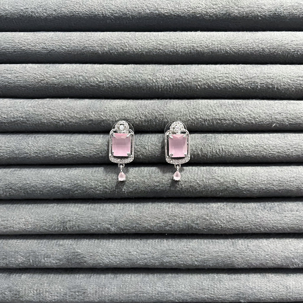 RECTANGLE PENDANT STUDS