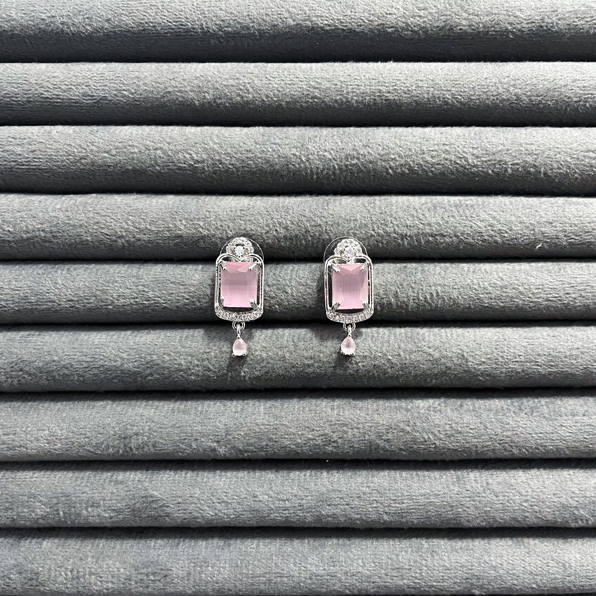 RECTANGLE PENDANT STUDS