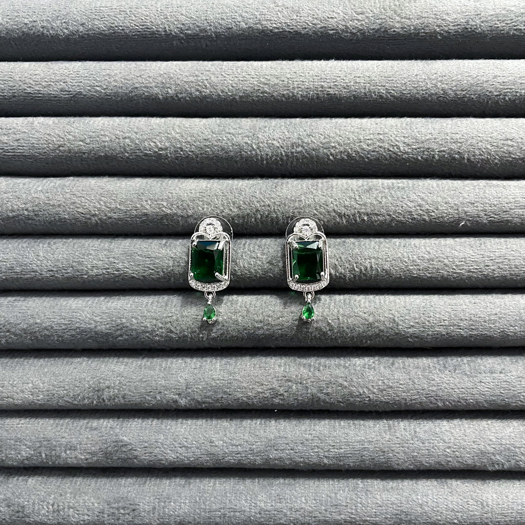 RECTANGLE PENDANT STUDS