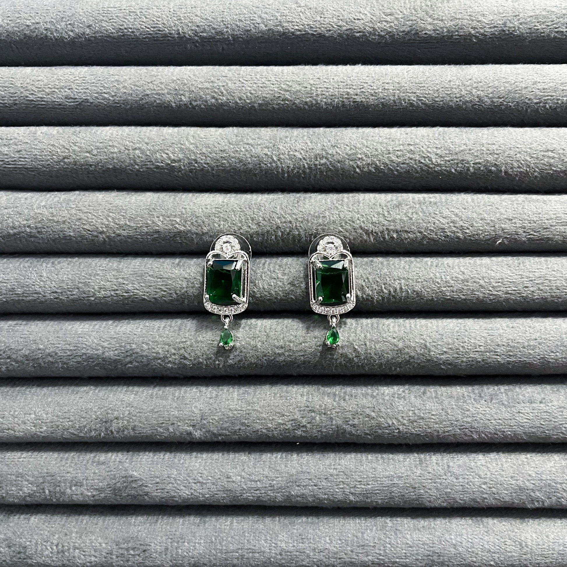 RECTANGLE PENDANT STUDS