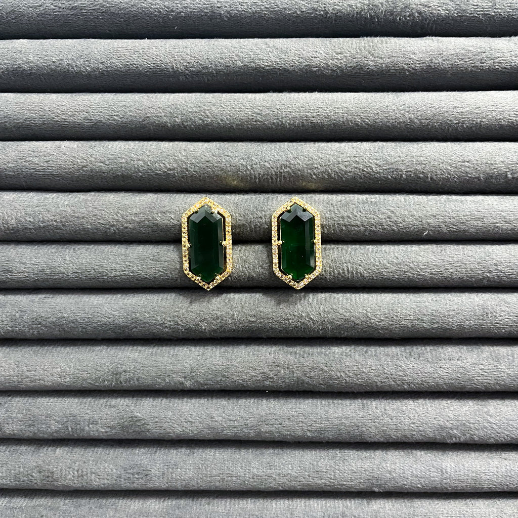 LUXURY OCTAGON STUDS