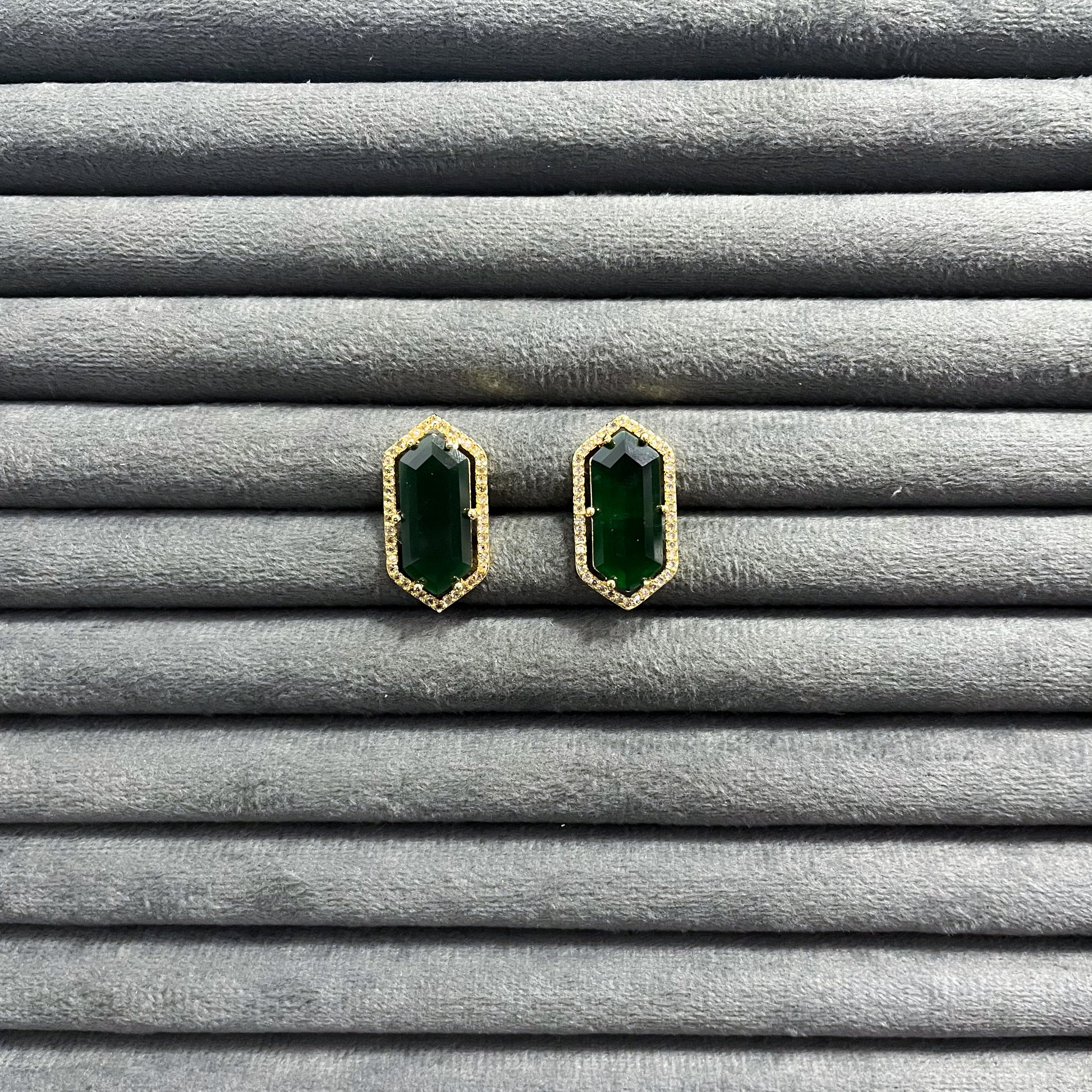 LUXURY OCTAGON STUDS