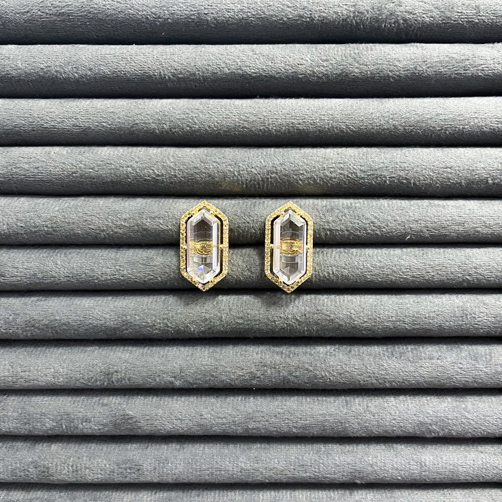 LUXURY OCTAGON STUDS