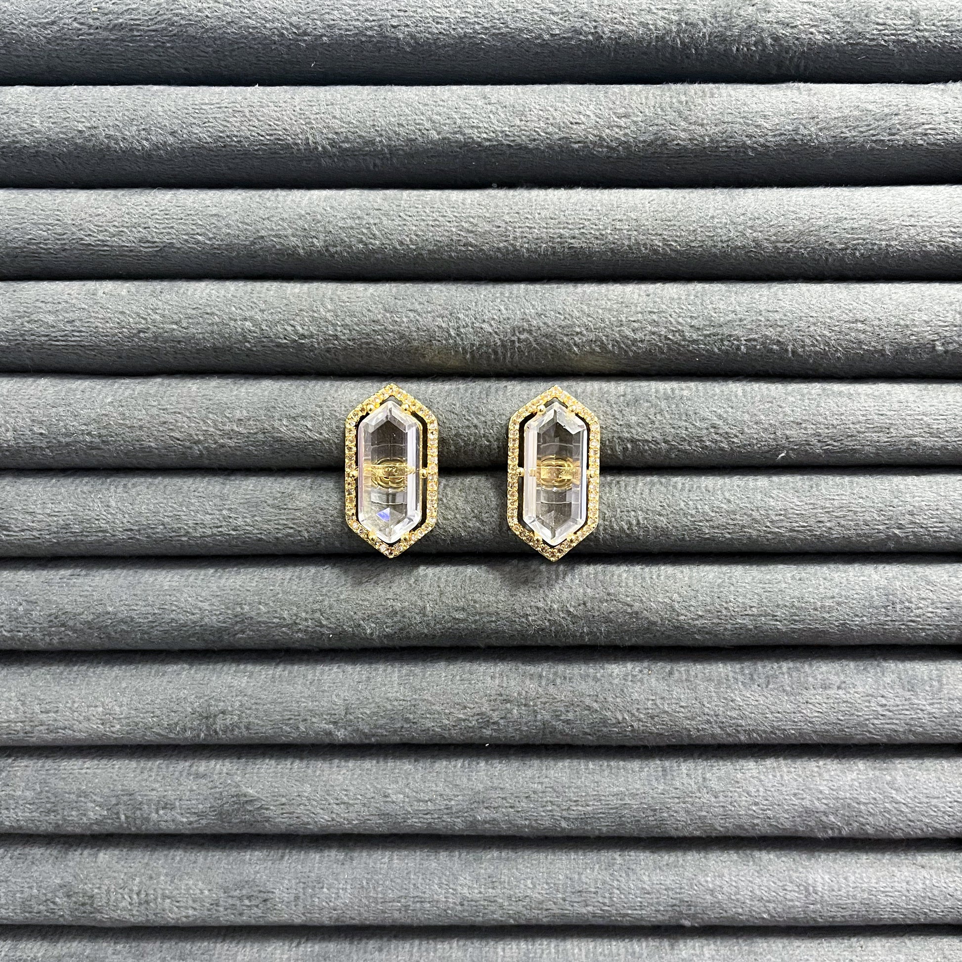 LUXURY OCTAGON STUDS