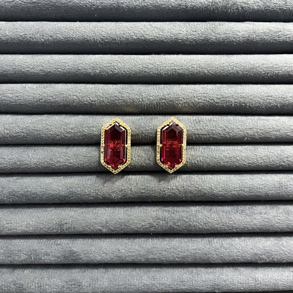 LUXURY OCTAGON STUDS