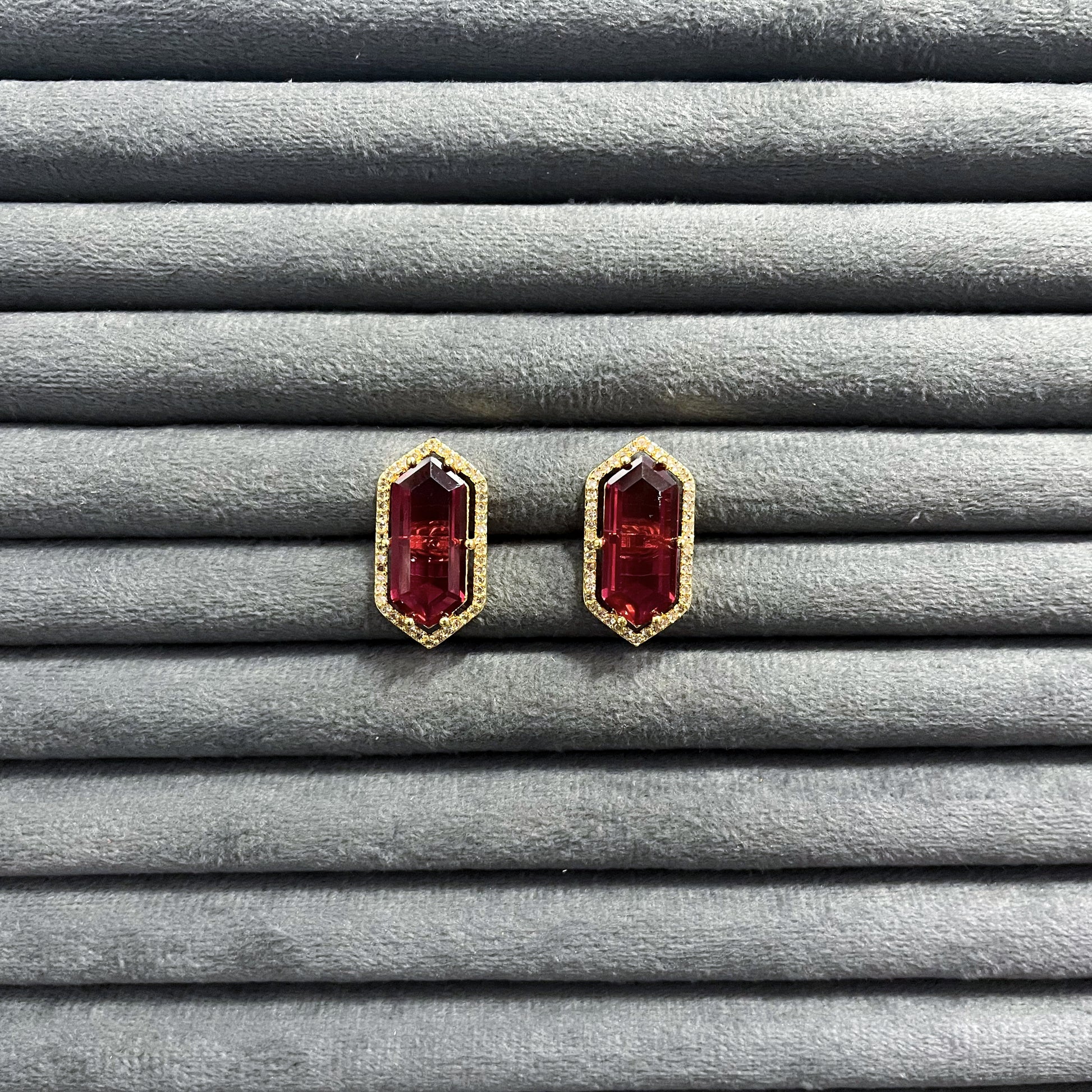 LUXURY OCTAGON STUDS