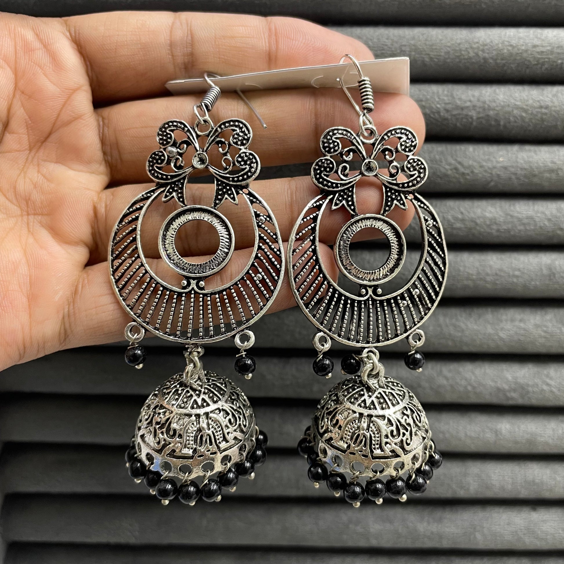 BAROQUE FAN EARRINGS
