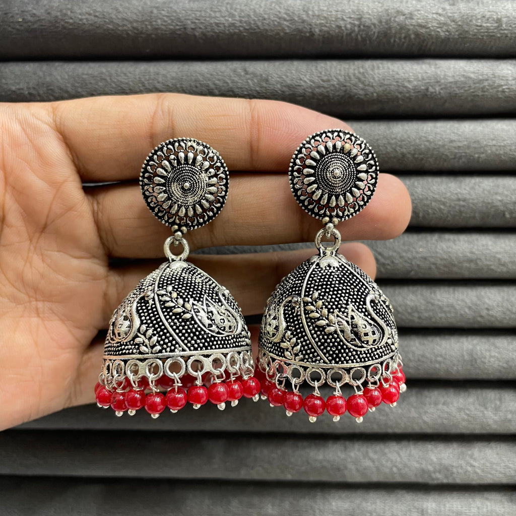 PEACOCK MONARCH EARRINGS