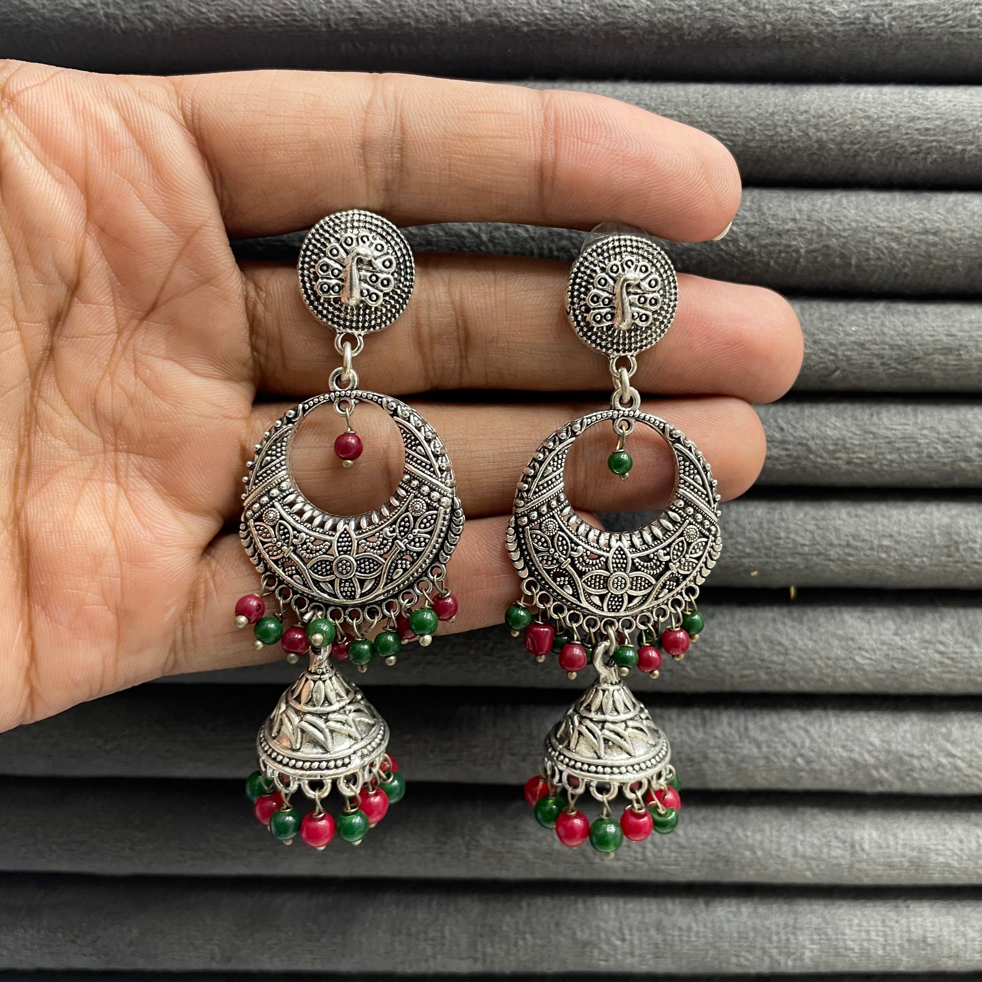 CRESCENT MAHAL EARRINGS