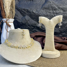 Gilded Wave Zircon NECKLACE SET