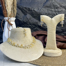 Gilded Wave Zircon NECKLACE SET