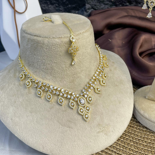 Aurelian Lace Zircon NECKLACE SET